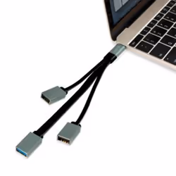 LogiLink UA0315 interface hub USB 3.2 Gen 1 (3.1 Gen 1) Type-C 5000 Mbit/s Black, Grey - Additional view 6