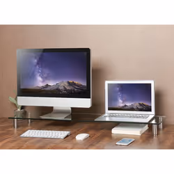 LogiLink BP0060 monitor mount / stand Desk Stainless steel, Transparent - Additional view 8