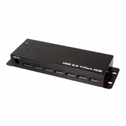 LogiLink UA0318, USB 2.0, USB 2.0, 5000 Mbit/s, Black, Metal, 5 V