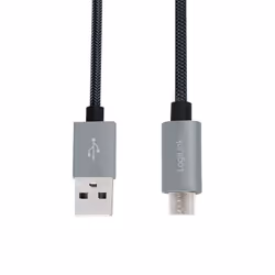 LogiLink CU0132 USB cable USB 2.0 1 m USB A Micro-USB A Grey - Additional view 4