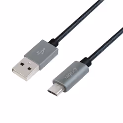 LogiLink CU0132 USB cable USB 2.0 1 m USB A Micro-USB A Grey - Additional view 5