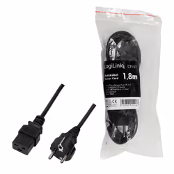 LogiLink CP152 power cable Black 1.8 m CEE7/7 IEC C19 - Additional view 5