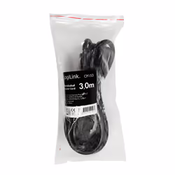 LogiLink CP153 power cable Black 3 m CEE7/7 C19 coupler - Additional view 4