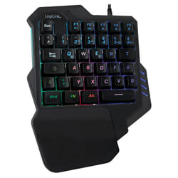LogiLink ID0181 keyboard Gaming USB English Black