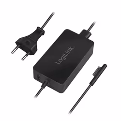 LogiLink PA0197, Indoor, AC, 15 V, 2.58 A, 1.5 m, Black
