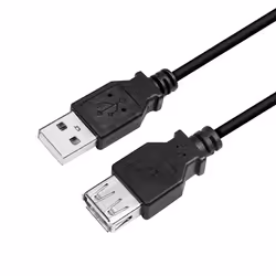 Product information "USB 2.0 extension cable. A male to A female. black. 2m" from LogiLinkExtension Cable USB 2.0 s ...