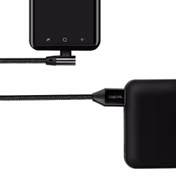 LogiLink CU0138 USB cable USB 2.0 1 m USB A USB C Black - Additional view 4