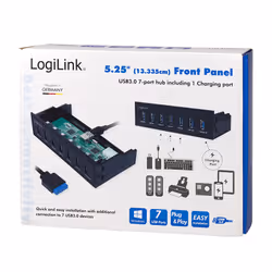 LogiLink UA0342 card reader Internal Black - Additional view 5