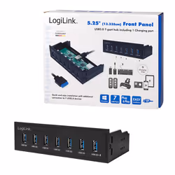 LogiLink UA0342 card reader Internal Black - Additional view 6