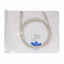 LogiLink CU0161 USB cable USB 2.0 2 m USB C USB B Grey - Additional view 4