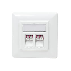 LogiLink NK4024 socket-outlet LC-D White
