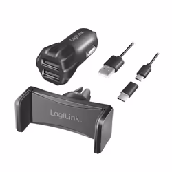 LogiLink PA0203 mobile device charger Power bank, Smartphone, Tablet Black Cigar lighter Auto - Additional view 8