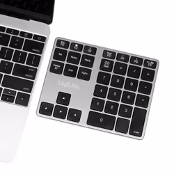 LogiLink ID0187 numeric keypad Universal Bluetooth Aluminium, Black - Additional view 8