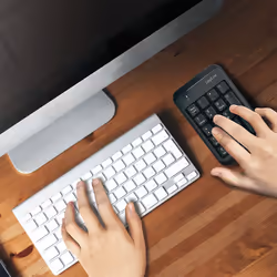 LogiLink ID0201 numeric keypad Laptop Bluetooth Black - Additional view 6