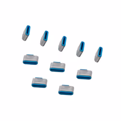 LogiLink AU0053, Port blocker, USB Type-C, Blue, 10 pc(s), Polybag
