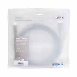 LogiLink CV0139 DisplayPort cable 5 m Black - Additional view 4