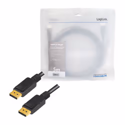LogiLink CV0139 DisplayPort cable 5 m Black - Additional view 5