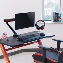 LogiLink BP0091 monitor mount / stand 81.3 cm (32") Desk Black, Red - Additional view 6