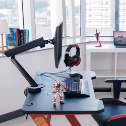 LogiLink BP0091 monitor mount / stand 81.3 cm (32") Desk Black, Red - Additional view 7