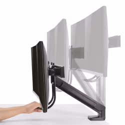 LogiLink BP0102 monitor mount / stand 68.6 cm (27") Desk Black - Additional view 4