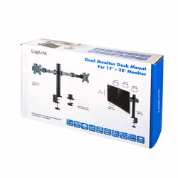 LogiLink BP0106 monitor mount / stand 81.3 cm (32") Desk Black - Additional view 8