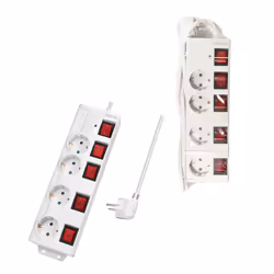 LogiLink LPS252 power extension 1.5 m 4 AC outlet(s) Indoor White - Additional view 4