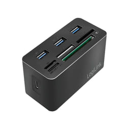 LogiLink CR0046 laptop dock/port replicator Wired USB 3.2 Gen 1 (3.1 Gen 1) Type-C Black
