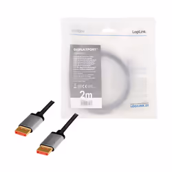 LogiLink CDA0105 DisplayPort cable 2 m Black, Grey - Additional view 4
