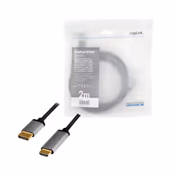 LogiLink CDA0107 video cable adapter 2 m DisplayPort HDMI Black, Grey - Additional view 4