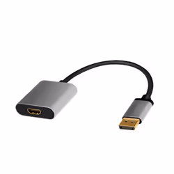LogiLink CDA0108, 0.15 m, DisplayPort, HDMI, Male, Female, Straight