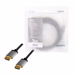 LogiLink CHA0102 HDMI cable 3 m HDMI Type A (Standard) Black, Grey - Additional view 4