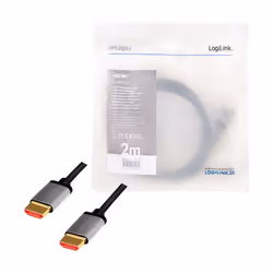 LogiLink CHA0105 HDMI cable 2 m HDMI Type A (Standard) Black, Grey - Additional view 4