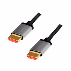 LogiLink CHA0106, 3 m, HDMI Type A (Standard), HDMI Type A (Standard), 3D, 48 Gbit/s, Black, Grey