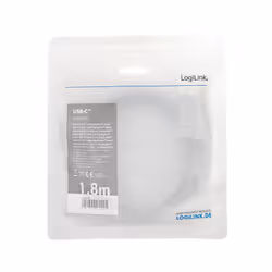LogiLink CUA0100 cable gender changer DisplayPort USB 3.2 Gen1 Type-C Black, Grey