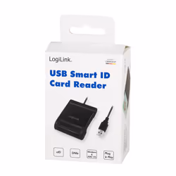 LogiLink CR0047 smart card reader Indoor USB 2.0 Black - Additional view 8