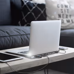 LogiLink UA0373 laptop dock/port replicator Wired USB 3.2 Gen 1 (3.1 Gen 1) Type-C Aluminium - Additional view 8