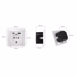 LogiLink PA0262 socket-outlet CEE 7/3 + USB White - Additional view 7