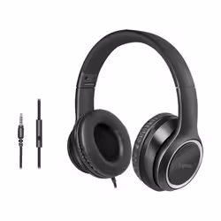 LogiLink HS0053 headphones/headset Wired Head-band Calls/Music Black, Silver - Additional view 3