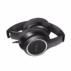 LogiLink HS0053 headphones/headset Wired Head-band Calls/Music Black, Silver - Additional view 4