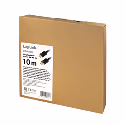 LogiLink CDV0100 DisplayPort cable 10 m Black - Additional view 6