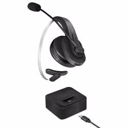 LogiLink BT0059 headphones/headset Wireless Head-band Office/Call center Bluetooth Charging stand Black - Additional view 5