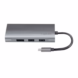LogiLink UA0382 laptop dock/port replicator Wired USB 3.2 Gen 1 (3.1 Gen 1) Type-C Silver - Additional view 5