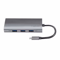 LogiLink UA0383 laptop dock/port replicator Wired USB 3.2 Gen 1 (3.1 Gen 1) Type-C Silver - Additional view 5