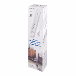 LogiLink LPS402 power extension 1.5 m 5 AC outlet(s) Indoor White - Additional view 8