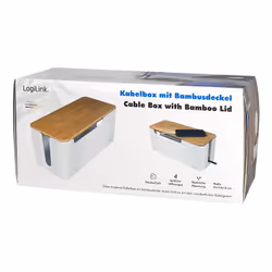 LogiLink KAB0075 - Logitech Kabelbox mit Bambus-Deckel - Additional view 8