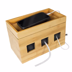 LogiLink KAB0076 - Logitech Kabelbox aus Bambus - Additional view 4