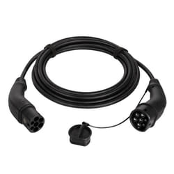 LogiLink EVC0107 electric vehicle charging cable Black Type 2 3 10 m