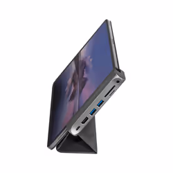 LogiLink UA0385 laptop dock/port replicator USB Type-C Black, Silver - Additional view 7