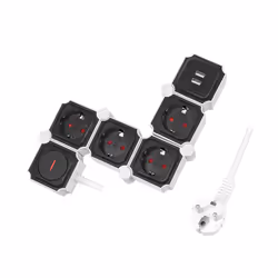 LogiLink LPS276U power extension 1.5 m 4 AC outlet(s) Indoor Grey - Additional view 6