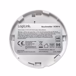 LogiLink SC0016 smoke detector Photoelectrical reflection detector Wireless - Additional view 7